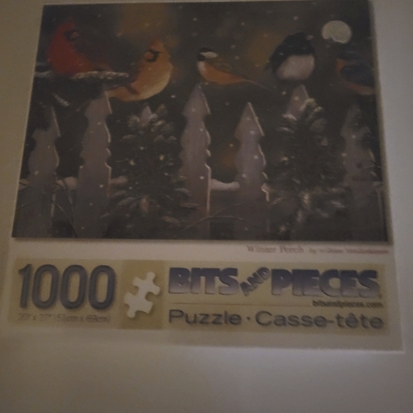 NIB 1000 Piece Winter Perch Puzzle - Picture 3 of 3